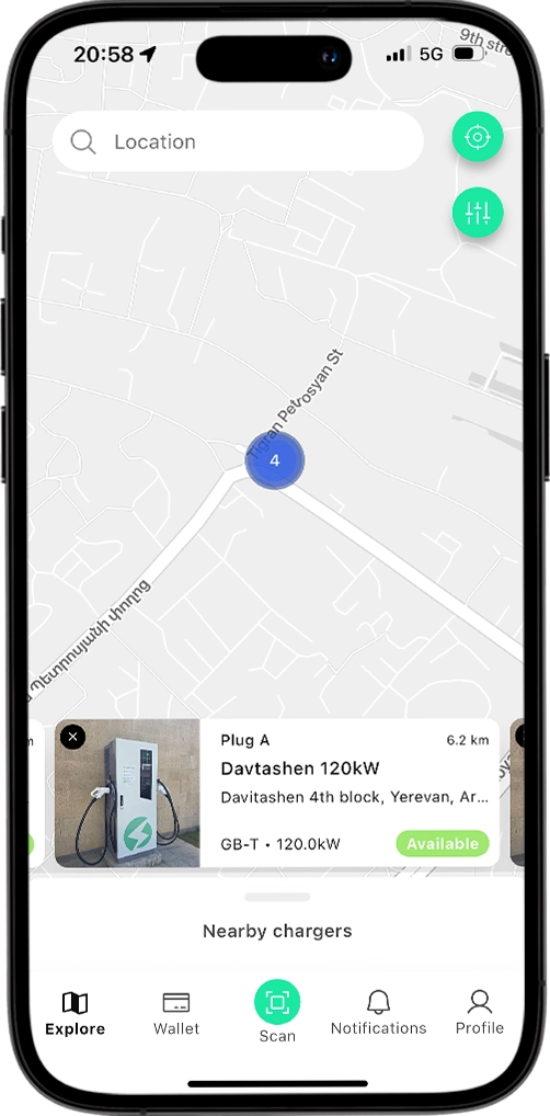 ChargeNet Mobile App
